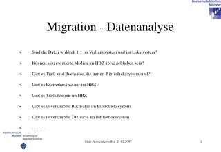 migration datenanalyse