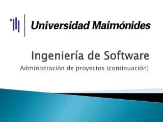 ingenier a de software