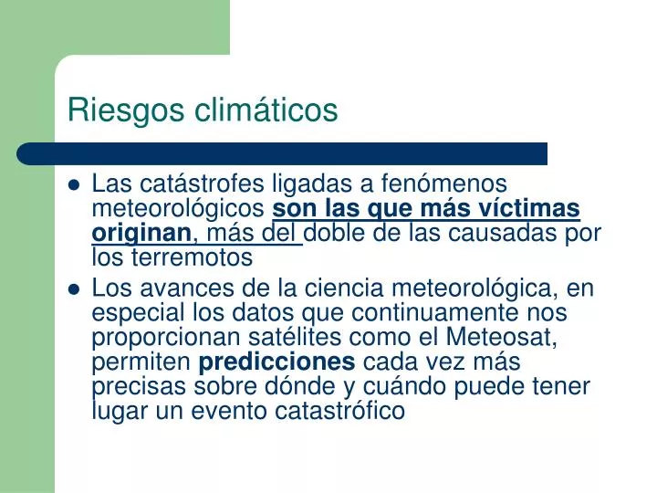 riesgos clim ticos