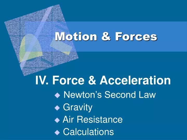 motion forces