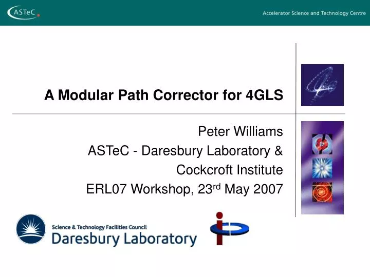 a modular path corrector for 4gls