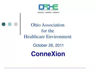 Ohio Association for the Healthcare Environment