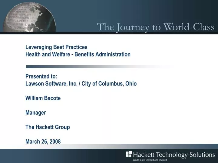 leveraging best practices health and welfare benefits administration