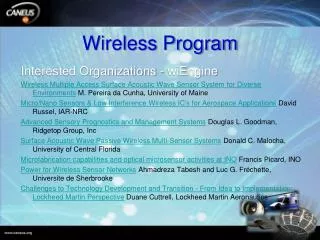 Wireless Program