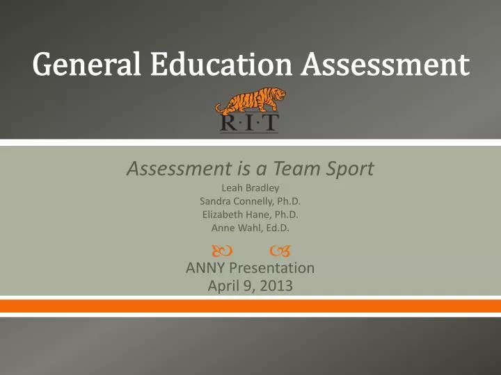 general education assessment
