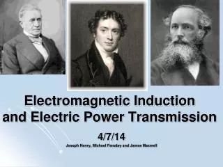 Electromagnetic Induction and Electric Power Transmission