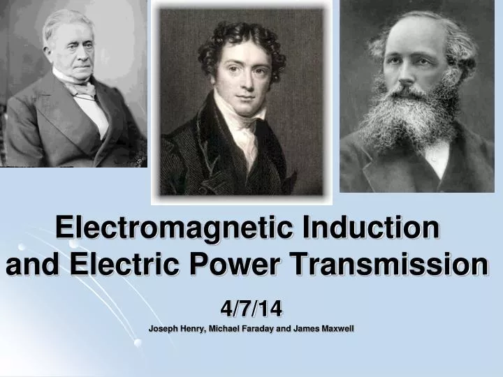 electromagnetic induction and electric power transmission