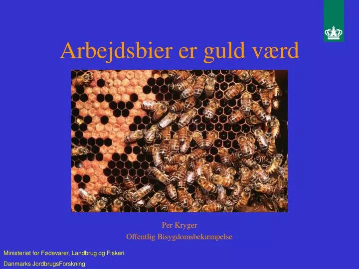 arbejdsbier er guld v rd