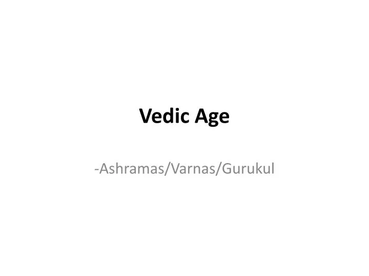vedic age