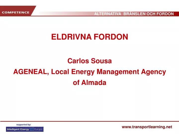 eldrivna fordon carlos sousa ageneal local energy management agency of almada