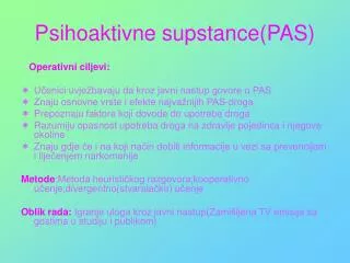 psihoaktivne supstance pas