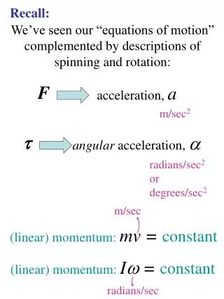 acceleration, a
