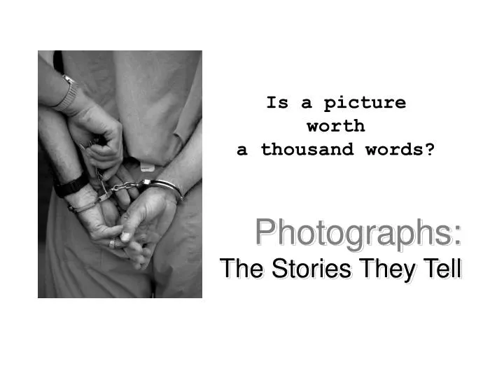 photographs the stories they tell