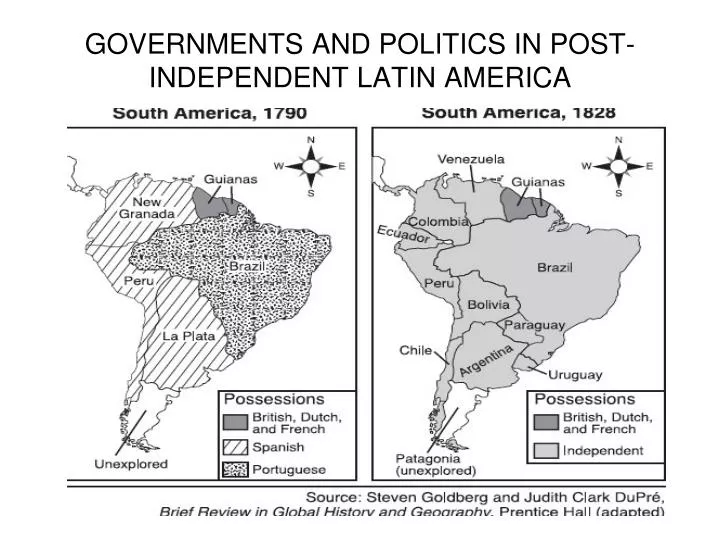 governments and politics in post independent latin america