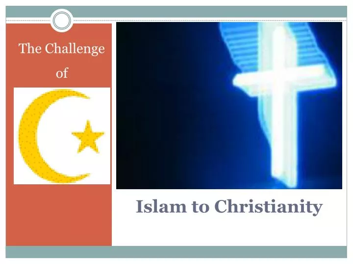 islam to christianity