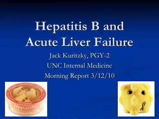 Hepatitis B and Acute Liver Failure