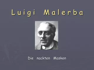 l u i g i m a l e r b a