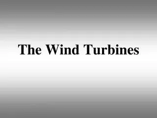 the wind turbines