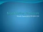 Blood Borne Pathogens - slide 1