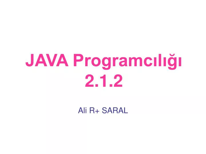 java programc l 2 1 2