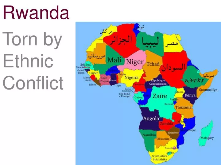 rwanda torn by ethnic conflict