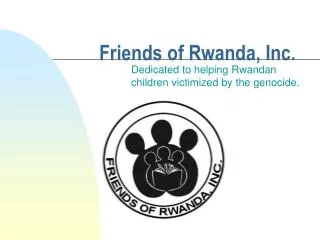 Friends of Rwanda, Inc.