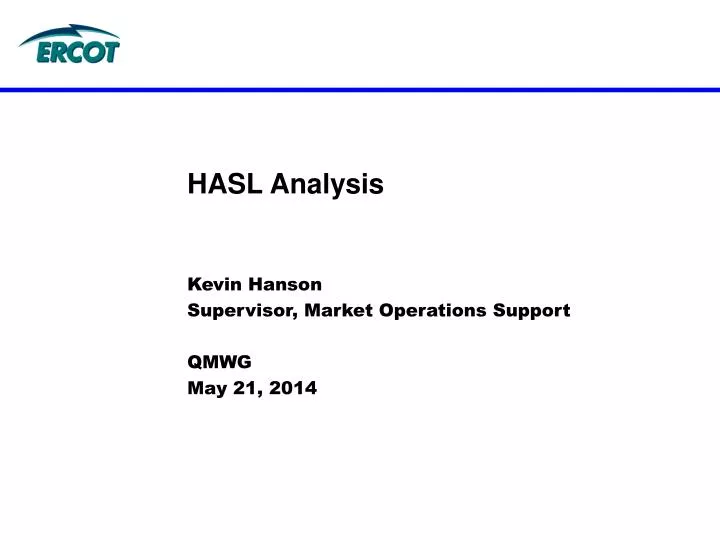 hasl analysis