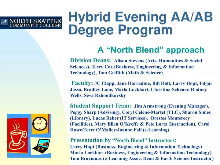 hybrid evening aa ab degree program