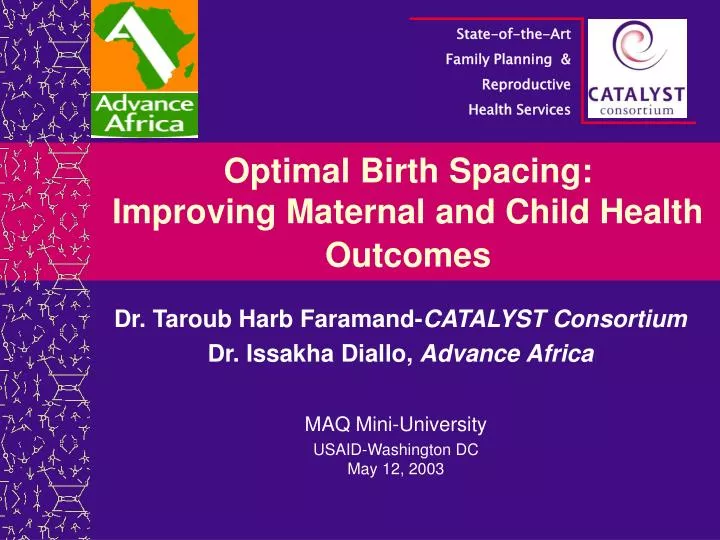 optimal birth spacing improving maternal and child health outcomes