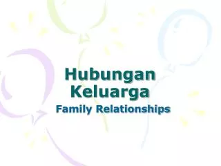 hubungan keluarga