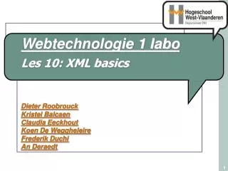les 10 xml basics