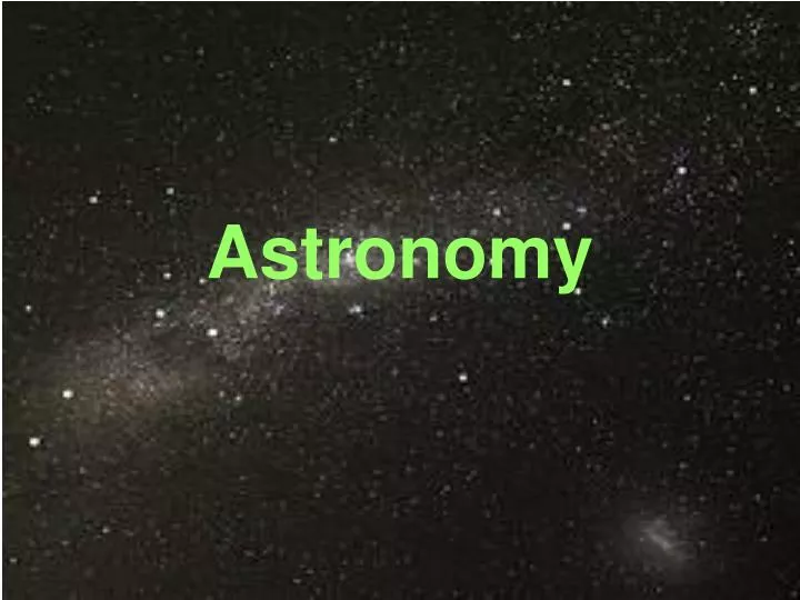 astronomy