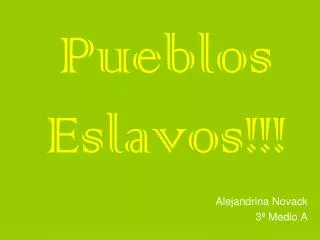 pueblos eslavos