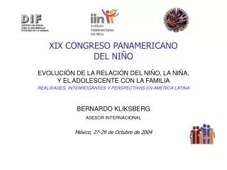 xix congreso panamericano del ni o