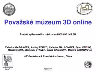 pova sk m zeum 3d online