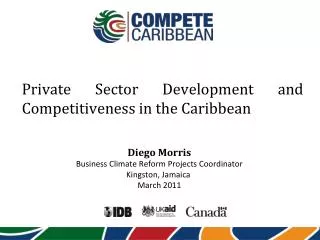 Private Sector Development and Competitiveness in the Caribbean
