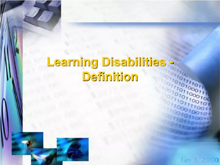 learning disabilities definition