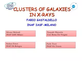 CLUSTERS OF GALAXIES IN X-RAYS