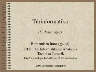 t rinformatika 5 diasorozat
