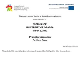 e laboratory practical teaching for applied engineering sciences huro 0901 028 2 3 1