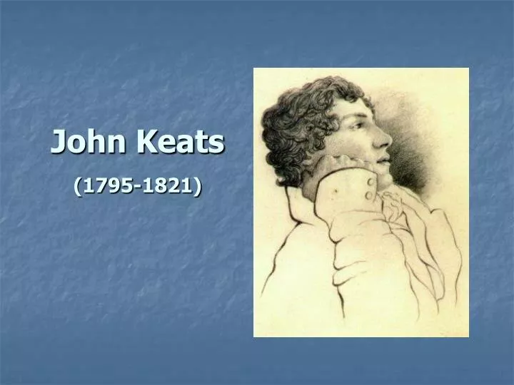 john keats 1795 1821