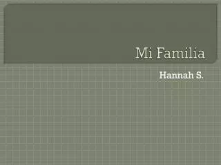 mi familia