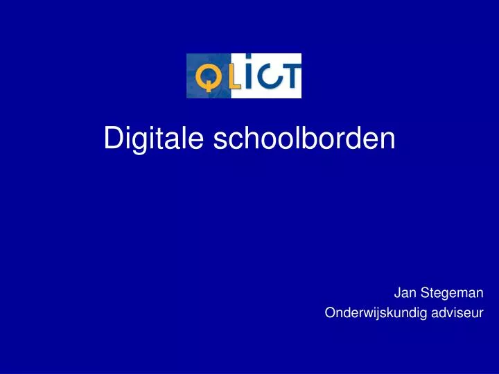 digitale schoolborden