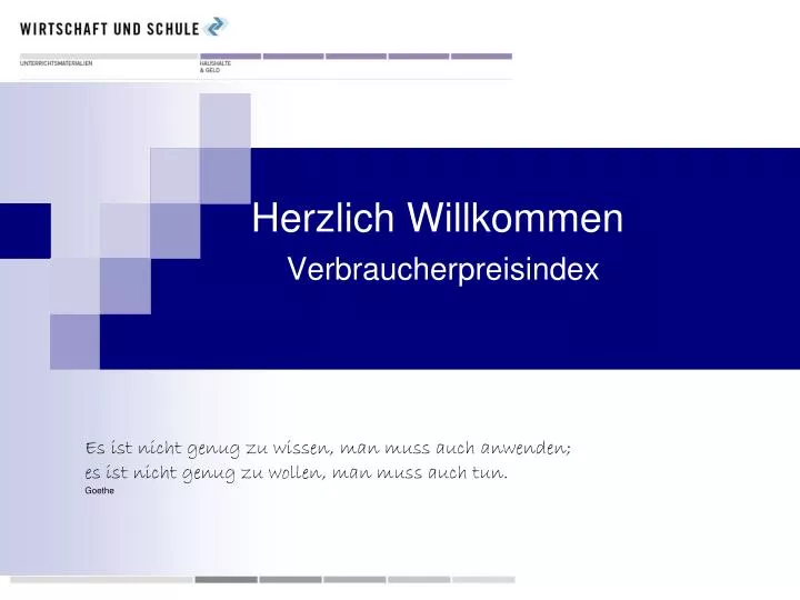 herzlich willkommen verbraucherpreisindex