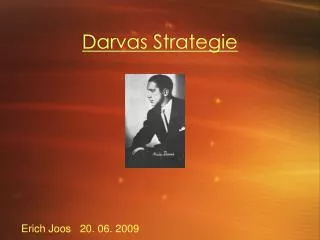 Darvas Strategie