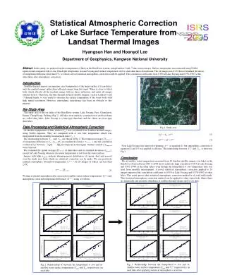 Statistical Atmospheric Correction of Lake Surface Temperature from Landsat Thermal Images