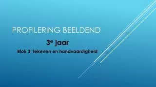 profilering beeldend
