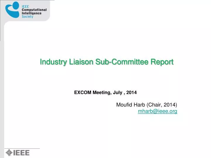 industry liaison sub committee report