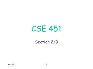 CSE 451