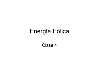 energ a e lica